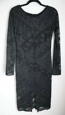 £13 • Buy TFNC London Ladies Dress Midi Bodycon Evening Occasion Lace Black UK 8 10 Small