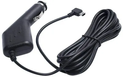 In Car Charger 1.2Amp Right Angle MINI USB Cable For Sat Nav 1.2m • $11.48