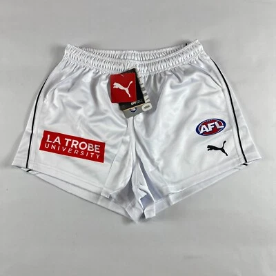 $39.99 • Buy Carlton Blues Away Clash Puma Genuine AFL Footy Gym 3  Shorts Mens Medium M W32 