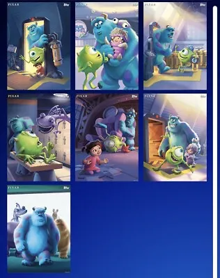 Topps Disney Collect Monsters Inc 20th Anniv Collection Full Set/AWARDS DIGITAL • $4.42