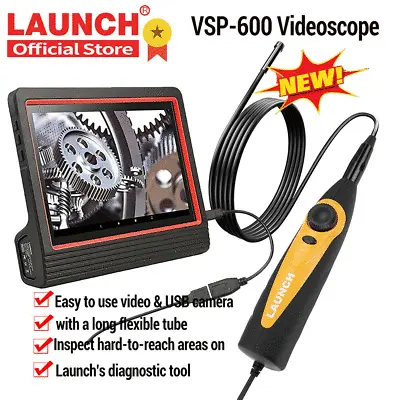LAUNCH X431 Videoscope VSP-600 USB Borescope HD Inspection Camera Endoscope LED • $63
