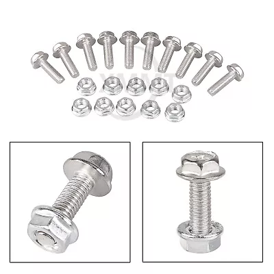 10X Oil Pan Bolt & Nuts Kit Set Stainless Steel For Honda B D & H-series Engines • $14.98