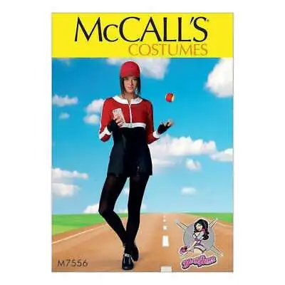 McCalls Sewing Pattern 7556 Yaya Han Costume Hoody Dress 8-16 Or 16-24 Cosplay • £4.24