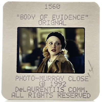 35mm Slide Of Madonna In Body Of Evidence Movie Vintage Publicity Promotion #4 • $24