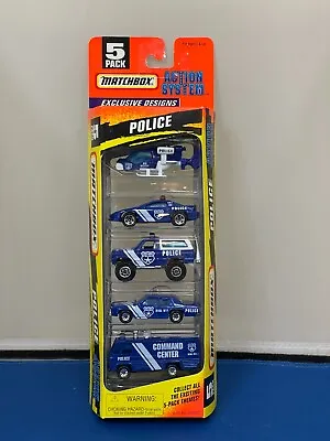 Matchbox Police Action System 5 Pack Gift Set Mattel Wheels. • $14.99
