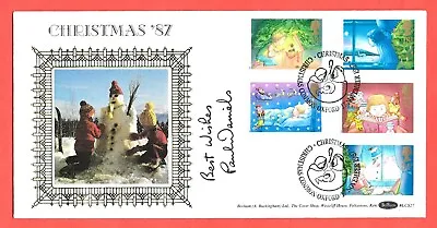 £11.99 • Buy Paul Daniels Magician Signed Christmas 87 Benham Cover