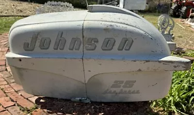 Vintage 1950s Johnson Seahorse 25 Hp Outboard Boat Motor Hood / Cowl • $55