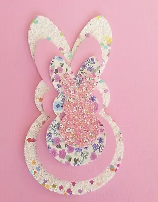 Easter Bunny Rabbit Plastic Templates Stencils Hair Bows Felt Craft Scrapbook  • £4.50