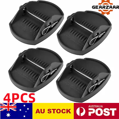 4pc Caravan Jack Pads Corner Steadies RV Stabilizer Legs Camper Trailer Big Foot • $24.99