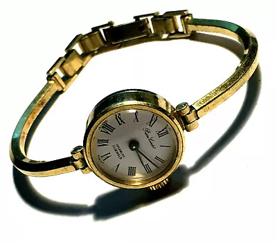 Vintage FRENCH PIERRE CARDOT Mechanical Wind Up LADIES WATCH 17 Jewels Incabloc  • $65