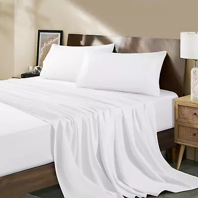 100% Egyptian Cotton Queen Size Sheets Set - 1000 Thread Count，Luxury Cotton Bed • £175.46