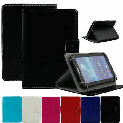 For 8-inch Tablet Leather Protective Foldable Stand Case Cover With Card Slot US • $11.99