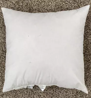 Pottery Barn 20x20 Feather Pillow Insert Form • $19.79