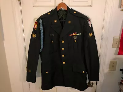 Vietnam War US Army INFANTRY Specialist 4th Class SPEC4 Class A Uniform Jacket • $25