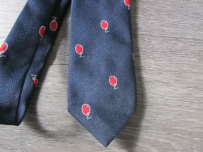 £9.99 • Buy Red Balloon With String Motif Tie By Maddocks & Dick