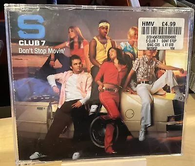 Don't Stop Movin' [Single] By S Club 7 (CD 2001 Polydor IMPORT EU) • $10.99