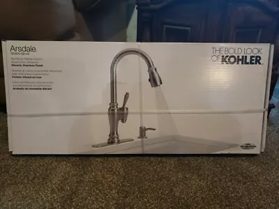 Kohler Arsdale K-R22970-SD-VS Kitchen Faucet - Pull-Down Sprayer  Soap Dispenser • $84.99