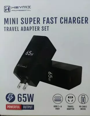 65W GAN USB Type C Charger QC 3.0 PD Fast Charger For Laptop Tablet AU Plug • $39