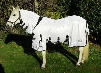 £41.99 • Buy Rhinegold Savanna Fly Rug Combo Full Neck Horse/Pony Rug, In White Or Zebra