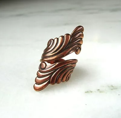 Vintage Solid Copper Adjustable Wrap Ring Pacific Jewelry Co C3373 • $49