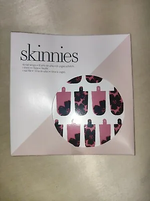 $3 • Buy Jamberry Skinnies Nail Wraps 1 Set, 18 Wraps - Floral Says