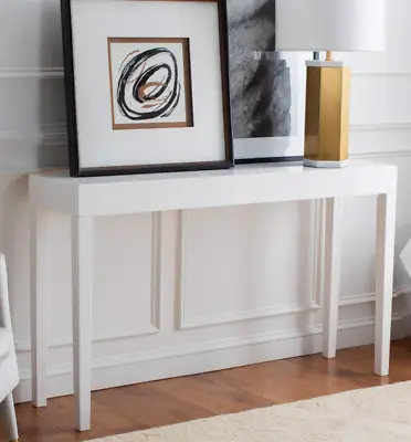 Safavieh Home Collection Mid-Century Scandinavian Kayson White Console Table • $200