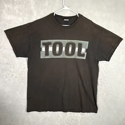 A1 RARE! Vintage Tool Band Tour Shirt Adult XL Black Mens • $149.99