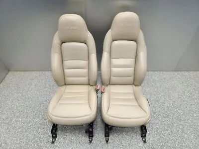 2007 C6 Corvette Front Seat Left Right Tan Cashmere Leather Heated Nice • $1295