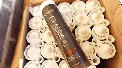 5 Tubes Protecta FR Acrylic Mastic Fire Rated Intumescent Sealant 310ML New • £22.99