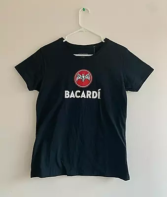 NEW Bacardi Graphic Crew Neck Tee T-shirt Top100% Cotton -Black- Women's Medium  • £5.70