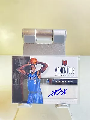 2013 Panini Momentum BERNARD JAMES (RC) Mavs * Rookie AUTO • $2.50