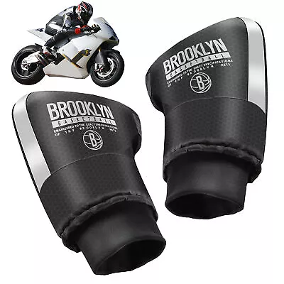 Motorcycle Handlebar Muffs Motorbike Handle Grip Gloves Waterproof Winter Mitts • $22.83