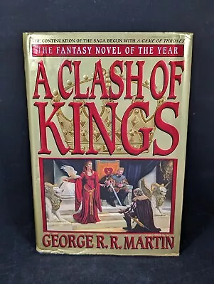 A Clash Of Kings By George RR Martin (1st Edition 1st Printing Hardcover) GoT • $74.99