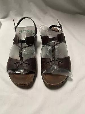 Merrell Womens Brown Micca Mahongat J46278 Leather Slingback Sandals Size 8 • $14.75