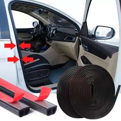 33FT 10m Universal Rubber Car Door Seal Strip Hollow Edge Guard Weatherstrip Kit • $18