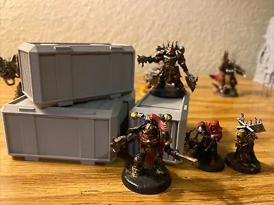 Wargaming Terrain Space Crates X 4 • $5.80