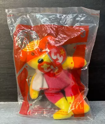 2004 Ty Beanie Babies McDonald's Birdie The Bear Happy Meal Toy #3 NISP • $6.07