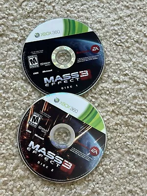 Mass Effect 3 (Microsoft Xbox 360 2012) NO TRACKING - 2 DISCS ONLY • $4.35