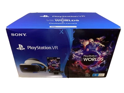 $300 • Buy Like New PlayStation 4 PS4 PS VR PSVR Headset Virtual Reality With Camera BOXED