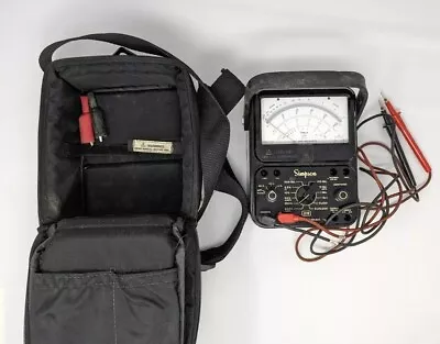 Simpson 270-5 Series 5 Extra High Accuracry Analog Multimeter VOM With Case!! • $135