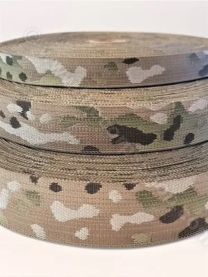 Murdock Multicam Webbing Usa Made Berry Compliant Milspec Sold By Metre  3 Sizes • $5.15