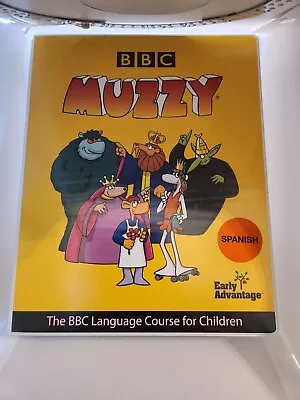 BBC Muzzy Spanish Level 1 Early Advantage Language Course Children DVDs- • $29.99