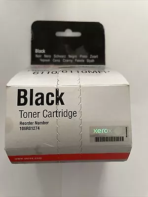 Xerox Phaser 6110 106r01274 Oem Black Toner Cartridge Bnib  • £19.99