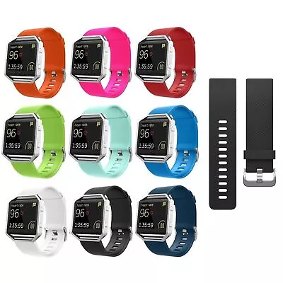 Universal Fitbit Blaze Wriststrap Replacement Sport Watch Strap Silicone Strap • $11.60