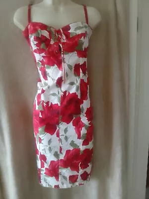 £9.99 • Buy River Island Corset Pencil Dress Size 14