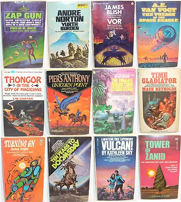  FANTASY & SCIENCE FICTION [ MULTI-LISTING ] Book Titles * T-Z * Sci-Fi Vintage  • $7.95