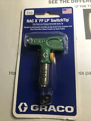 Graco RAC X 310 Fine Finish Low Pressure SwitchTip - Green • $35