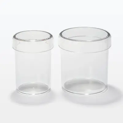 MUJI Acrylic Accessory Container 2size 70×97mm90×97mm From Japan • $9.10