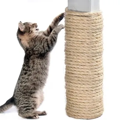 Natural Sisal Rope Coils Cats Garden Decking Pets Cat Scratching Post • £2.19