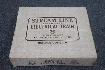 Louis MARX & Co Stream Line Steam Type Electric Train Set • $129.99